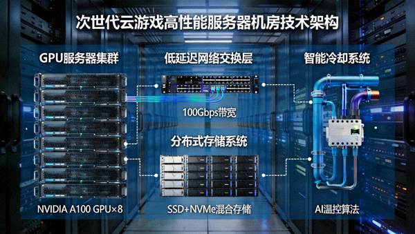 次世代云游戏高性能服务器机房技术架构